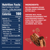PLANTERS Limited Edition Kettle Cooked Cinnamon Pecans, Butter Flavored Pecans Snack, 5.5 oz Bag, Perfect for Snacking and Sharing