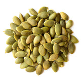 Food to Live Organic Dry Roasted Pumpkin Seed Kernels with Himalayan Salt, 1 Pound Non-GMO, Oven Roasted Whole Pepitas, No Oil Added, Shelled, Vegan