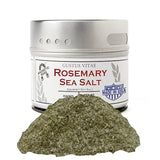 Rosemary Sea Salt | Gourmet Infused Sea Salt | Artisanal Seasoning | - Non GMO, All Natural | Sustainably Sourced, Ultra Premium | Handcrafted in
