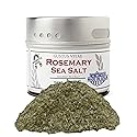 Rosemary Sea Salt | Gourmet Infused Sea Salt | Artisanal Seasoning | - Non GMO, All Natural | Sustainably Sourced, Ultra Premium | Handcrafted in