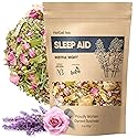 Sleep Aid Herbal Tea - Organic Calming Blend with Lemon Balm, Lavender, Linden, Chamomile, California Poppy, Passionflower, and Verbena - Supports