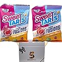 Chewy Fusions Fruit Punch Medley Candy - Movie Theater Size Bags, 2 Pack (5oz Each) SNACKIFYME Gift Box