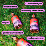 Bonbuz Slowburn - Functional Non-Alcoholic Spirit with a Buzz - Nootropics & Adaptogens - Spicy Sugar-Free Mocktail Mixer & Alcohol Replacement Drink