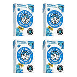 Milliways Peppermint | Plastic Free Gum | Xylitol, Aspartame-Free, Sugar-Free, Plant-Based, Natural Chewing Gum | 40 Pieces Total (4 Packs of 10