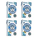 Milliways Peppermint | Plastic Free Gum | Xylitol, Aspartame-Free, Sugar-Free, Plant-Based, Natural Chewing Gum | 40 Pieces Total (4 Packs of 10