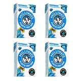 Milliways Peppermint | Plastic Free Gum | Xylitol, Aspartame-Free, Sugar-Free, Plant-Based, Natural Chewing Gum | 40 Pieces Total (4 Packs of 10
