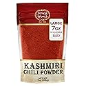 Spicy World Kashmiri Chili Powder Red 7 Ounce Resealable bag | All Natural Low Heat, Chili Powder - Red Pepper Powder