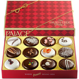 Gluten Free Palace Cookie Gift Basket - Vegan Gluten Free Father's Day Chocolate Covered Cookies - Gourmet Sweet Treat Cookie Gift Box for Graduation