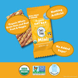 Once Upon a Farm Organic MINI Banana Chocolate Refrigerated Oat Kids' Bar Multipack, 6-0.78 oz (22g) Bars