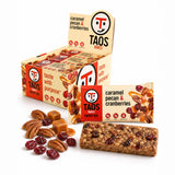 Taos Bakes - Caramel Pecan + Cranberries - Breakfast Bars - 5g Fiber & Gluten Free - Healthy Snacks for Adults - Filled with Pecans, Cranberries
