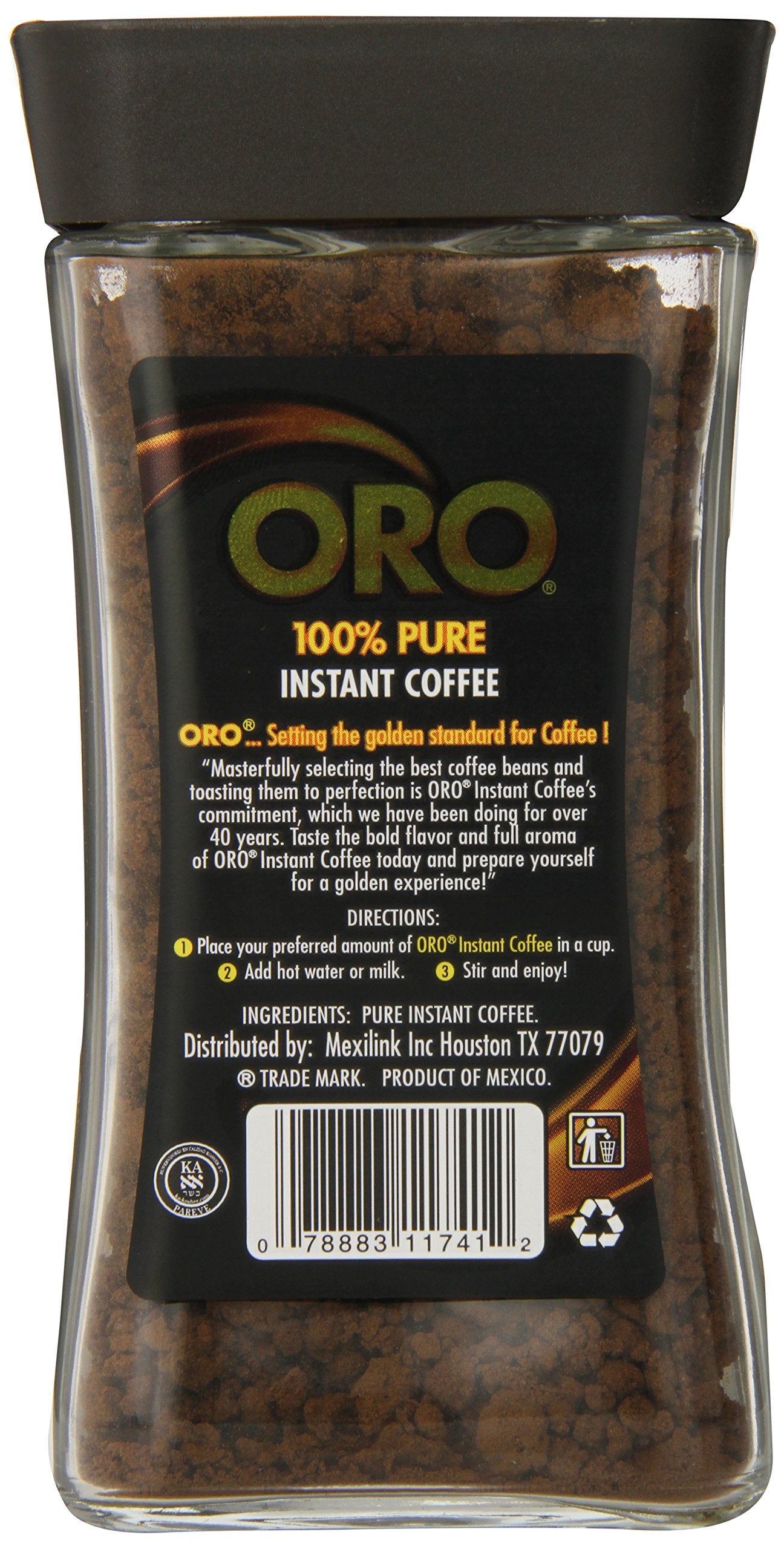 Oro Instant Coffee, 3.5 Ounce