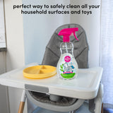 Dapple Baby All Purpose Cleaning Spray and All Purpose Wipes - (2 Pack) 16.9 fl oz Bottle - 30 Cleaning Wipes Total - Fragrance-Free, Hypoallergenic