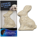 12-Pack Fruidles Easter Bunny Rabbit Milk Chocolate Bunnies, Cookies & Cream, Individually Wrapped in Gift-Box, Kosher Certified Dairy, 2.25oz