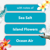 Glade PlugIns Refills Air Freshener, Aqua Waves and Sky & Sea Salt, Scented and Essential Oils for Home and Bathroom, 0.67 Fl Oz, 5 Count
