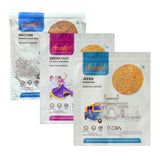 Chaakri Khakhra Roasted Crispies - 3 Pack, Whole Grain, Ready to Eat Savory Snacks, Non-GMO, Vegan (Mild Mix)