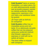 Café Bustelo Espresso Ground Coffee, Dark Roast, 10-Ounce Brick, (Pack of 12)