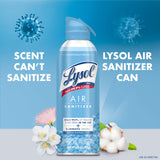 Lysol Air Sanitizer with Bacterial Odor Eliminator for Home & Office, Air Freshener Alternative, Cotton Blossom Scent, 10 oz (Pack of 3)