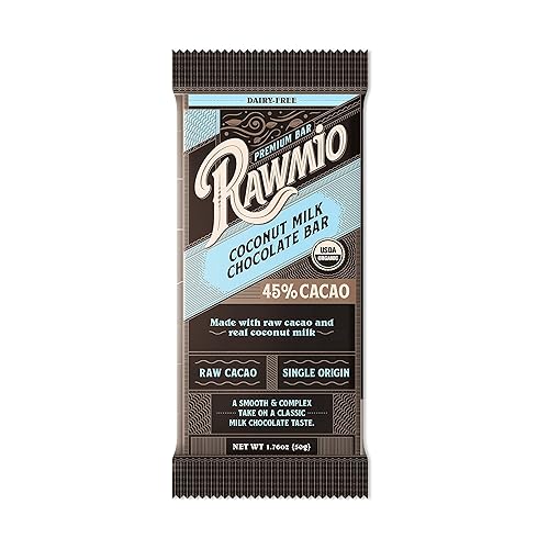 Rawmio Premium Coconut Milk Chocolate - 45% Cacao