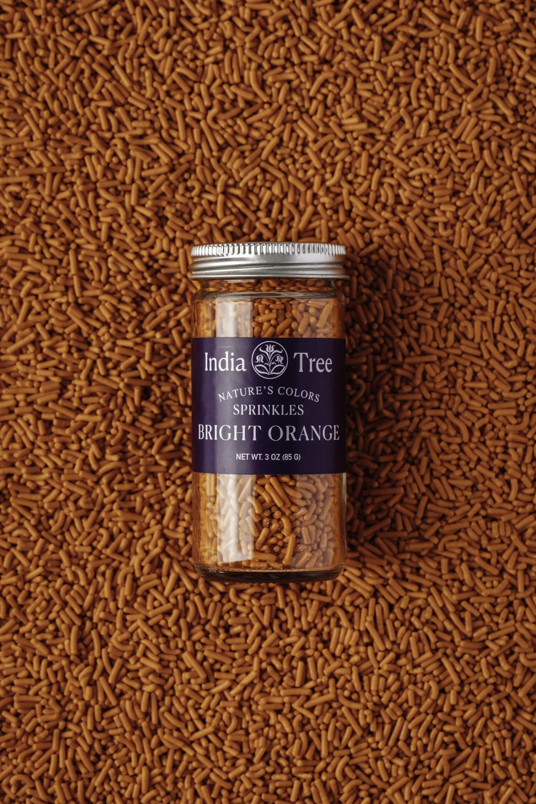 Bright Orange Sprinkles, Shimmery Sugar Sprinkles for Baking and Decorating, 2.9 Lb Canister (Pack of 1)