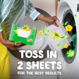 Gain dryer sheets Plus Wrinkle Release, Original Scent, 105 Count, Fights static with a touch of scent, laundry sheets