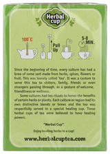 Herbal Cup Ayurveda Moringa Tea, Organic Turmeric, No Caffeine Herbal Teas (16 Count, Pack of 1)
