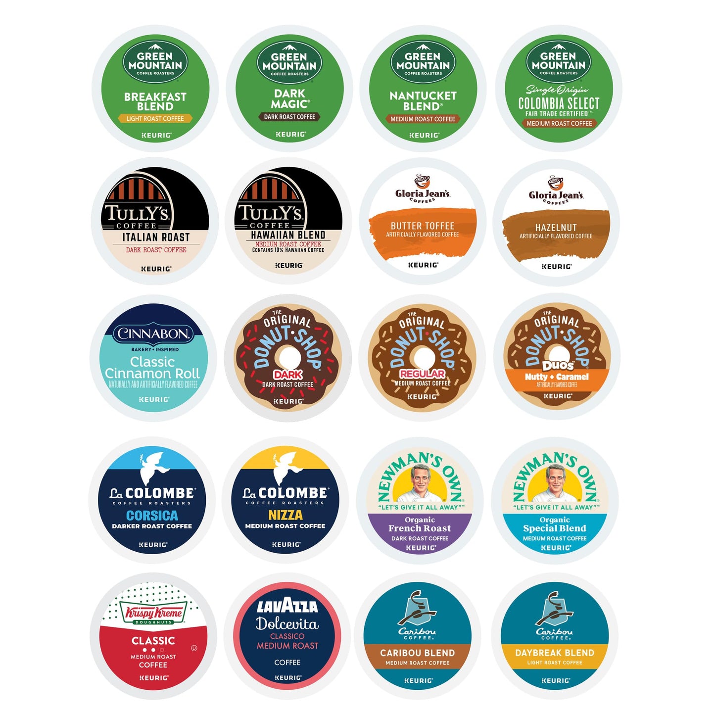Keurig® Coffee Lover's Collection Variety Pack, Keurig Single Serve K-Cup Pods, 60ct