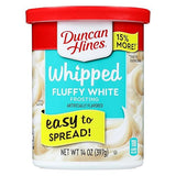 Duncan Hines Whipped Fluffy White Flavored Frosting, 14 oz.