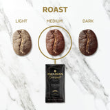 Induban Gourmet, 16 oz Bag, Whole Bean Coffee, Medium Roast - Premium 100% Arabica Coffee from the Dominican Republic (Pack of 4)