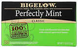 Bigelow Tea Perfectly Mint Black Tea, Caffeinated, 20 Total Tea Bags