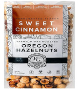 Oregon Farm To Table - Hazelnuts from Premium Growers - Dry Roasted - Sweet Cinnamon - Kosher Certified -1 LB