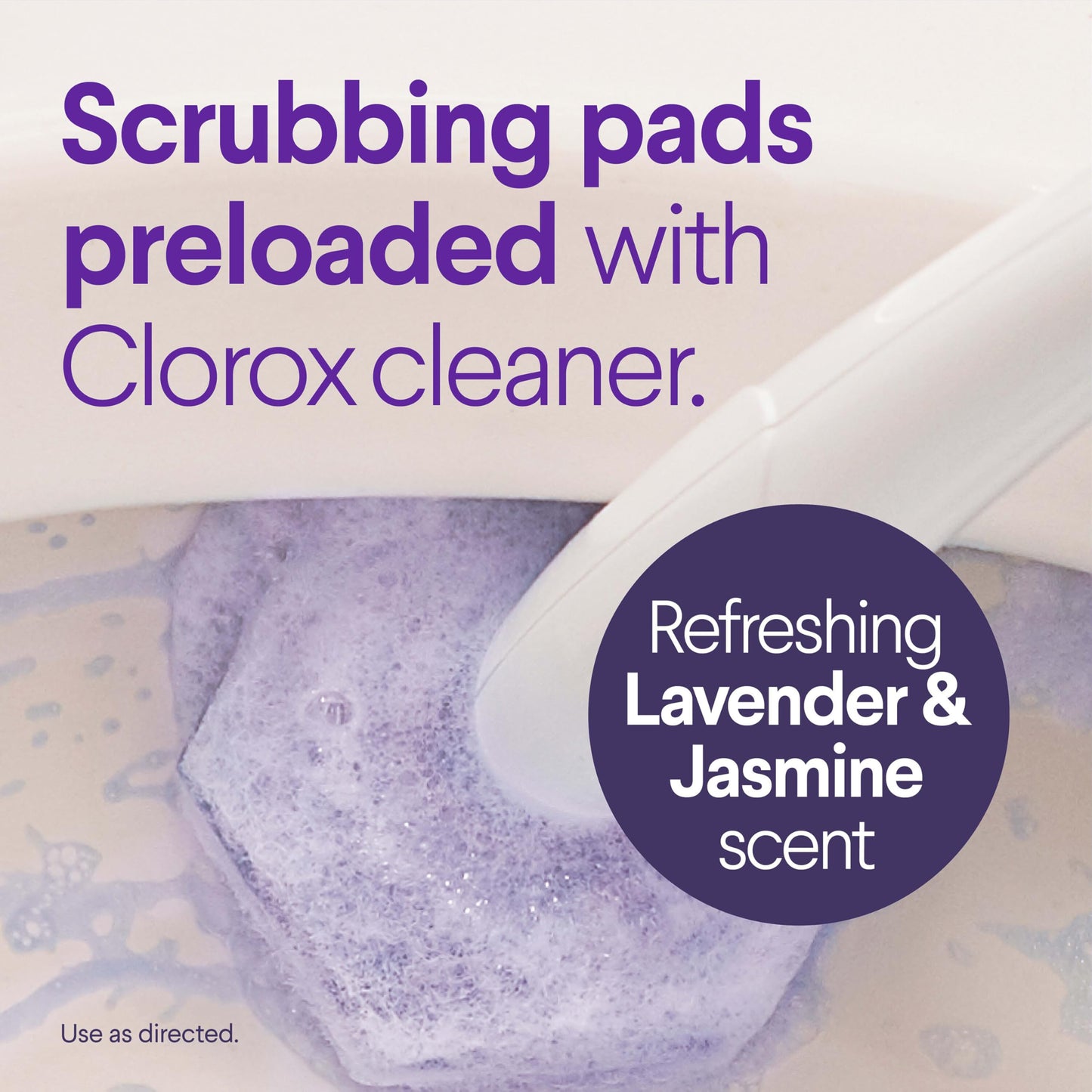 Clorox Scentiva ToiletWand Refills, Lavender and Jasmine, 20 Count