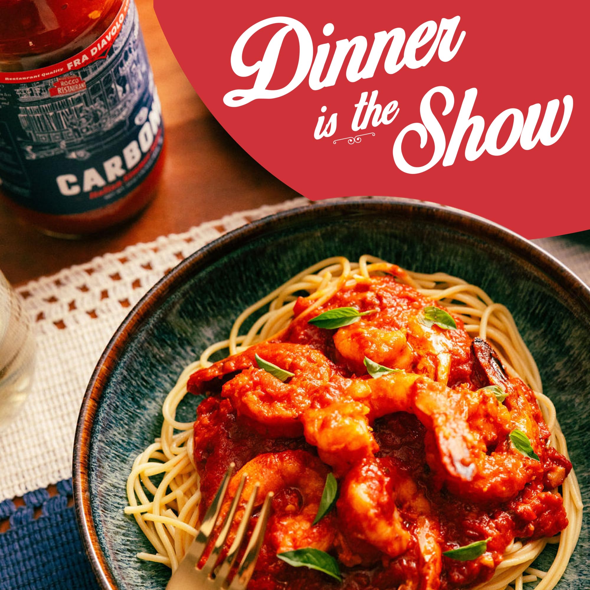Carbone Arrabbiata Pasta Sauce | Tomato Sauce Made with Fresh & All-Natural Ingredients | Non GMO, Vegan, Gluten Free, Low Carb Pasta Sauce, 24 Fl Oz