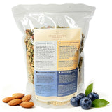 Sweet Diane’s Granola - Family Size (36 oz) Blueberry Almond Organic Granola, Low-Sugar, High-Fiber, Gluten-Free, Vegan, Delicious Breakfast and Snack
