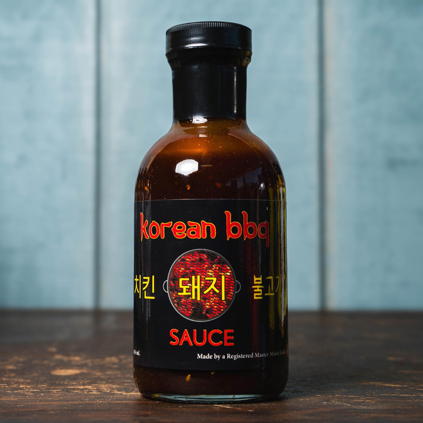 Beast Feast Maine Korean BBQ Sauce, Soy Sauce Based, with Pineapple Juice, Sesame Oil, Rice Vinegar, Ginger and Garlic, Contains Soy and Wheat