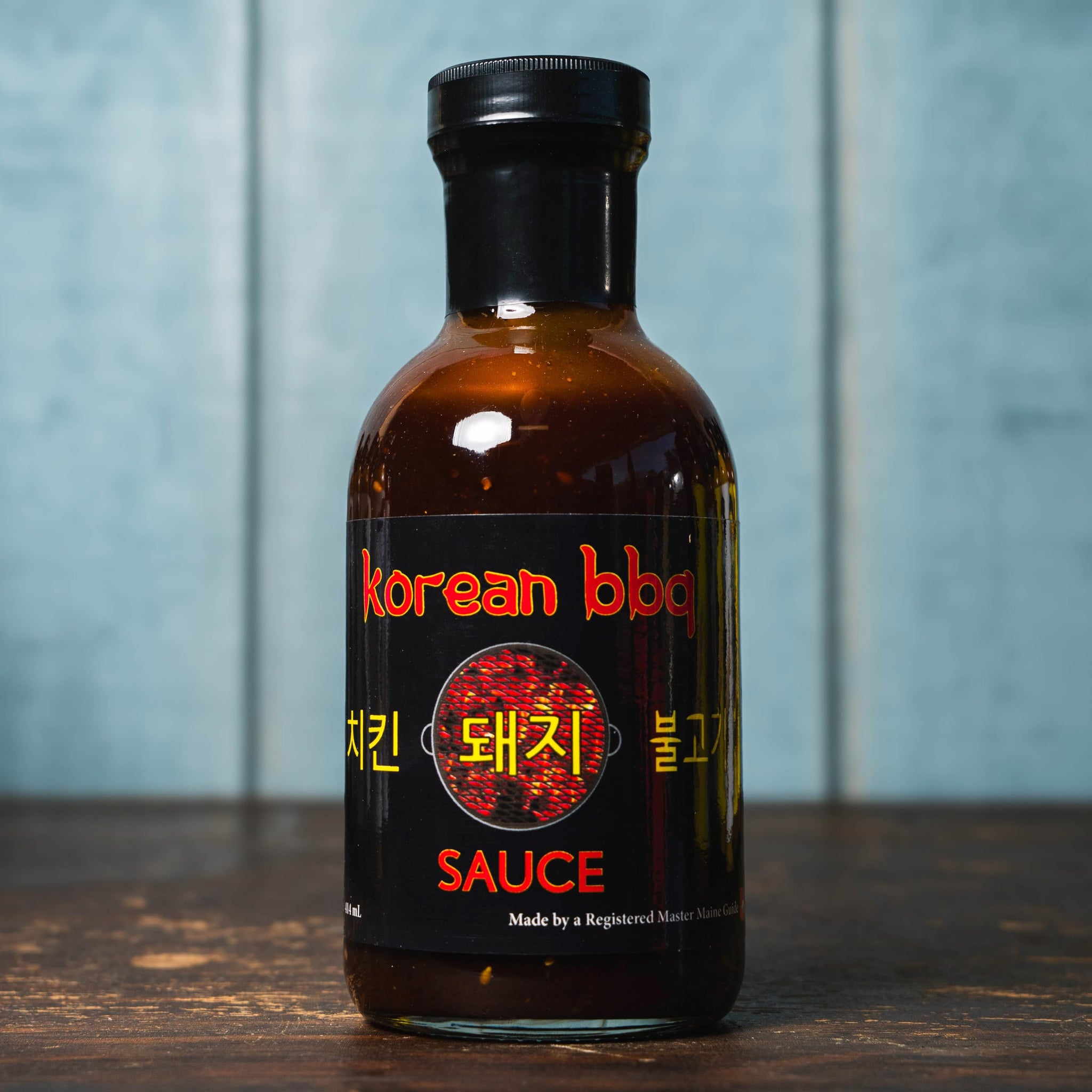 Beast Feast Maine Korean BBQ Sauce, Soy Sauce Based, with Pineapple Juice, Sesame Oil, Rice Vinegar, Ginger and Garlic, Contains Soy and Wheat