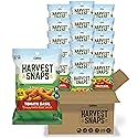 Harvest Snaps Snack Crisps | Tomato Basil, 1.75 Oz. Bag, 16-Pack | Powered by Plant Protein, Gluten Free, Non-GMO Baked Vegetable Crisps | Made in USA