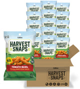 Harvest Snaps Snack Crisps | Tomato Basil, 1.75 Oz. Bag, 16-Pack | Powered by Plant Protein, Gluten Free, Non-GMO Baked Vegetable Crisps | Made in USA