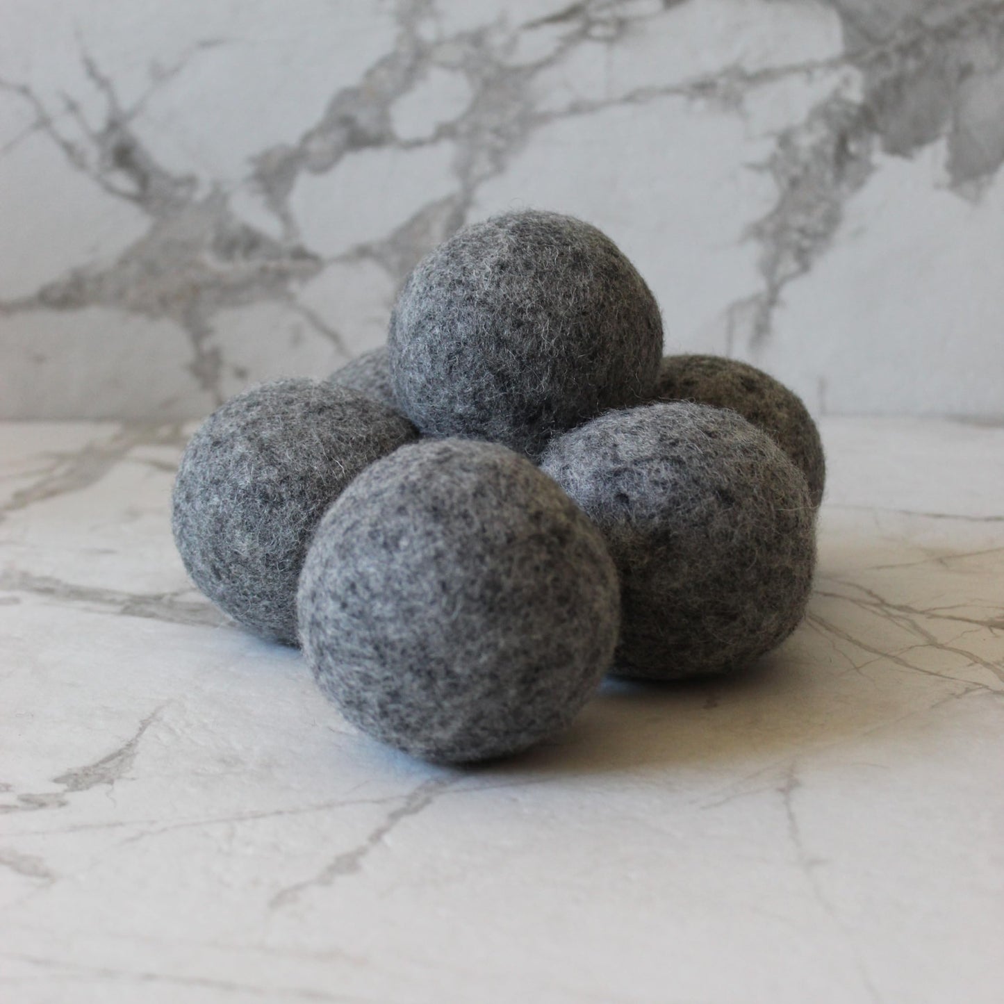 Murchison-Hume Wool Dryer Balls - 100% New Zealand Wool, Natural Fabric Softener, Reduces Drying Time, Eco-Friendly & Reusable - Set of 6