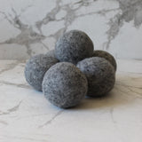 Murchison-Hume Wool Dryer Balls - 100% New Zealand Wool, Natural Fabric Softener, Reduces Drying Time, Eco-Friendly & Reusable - Set of 6
