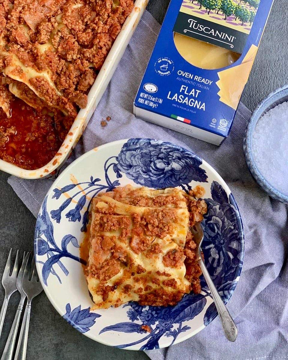 Tuscanini, Oven Ready Authentic Italian Flat Lasagna 17.6oz (3 Pack) Made with Premium Durum Wheat