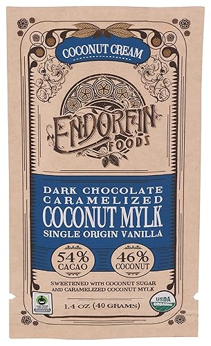 Endorfin Foods, Chocolate Bar Coconut Dream 54% Cacao, 1.4 Ounce