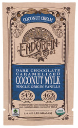 Endorfin Foods, Chocolate Bar Coconut Dream 54% Cacao, 1.4 Ounce