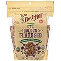 Bob's Red Mill Resealable Organic Whole Golden Flaxseed, 13 Ounce (Pack of 1)