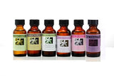 Bakto Flavors Floral Collection, 1-fluid ounce Bottles, Pack of 6 - Bergamot, Passionfruit, Jasmine, Lavender, Rose, Violet