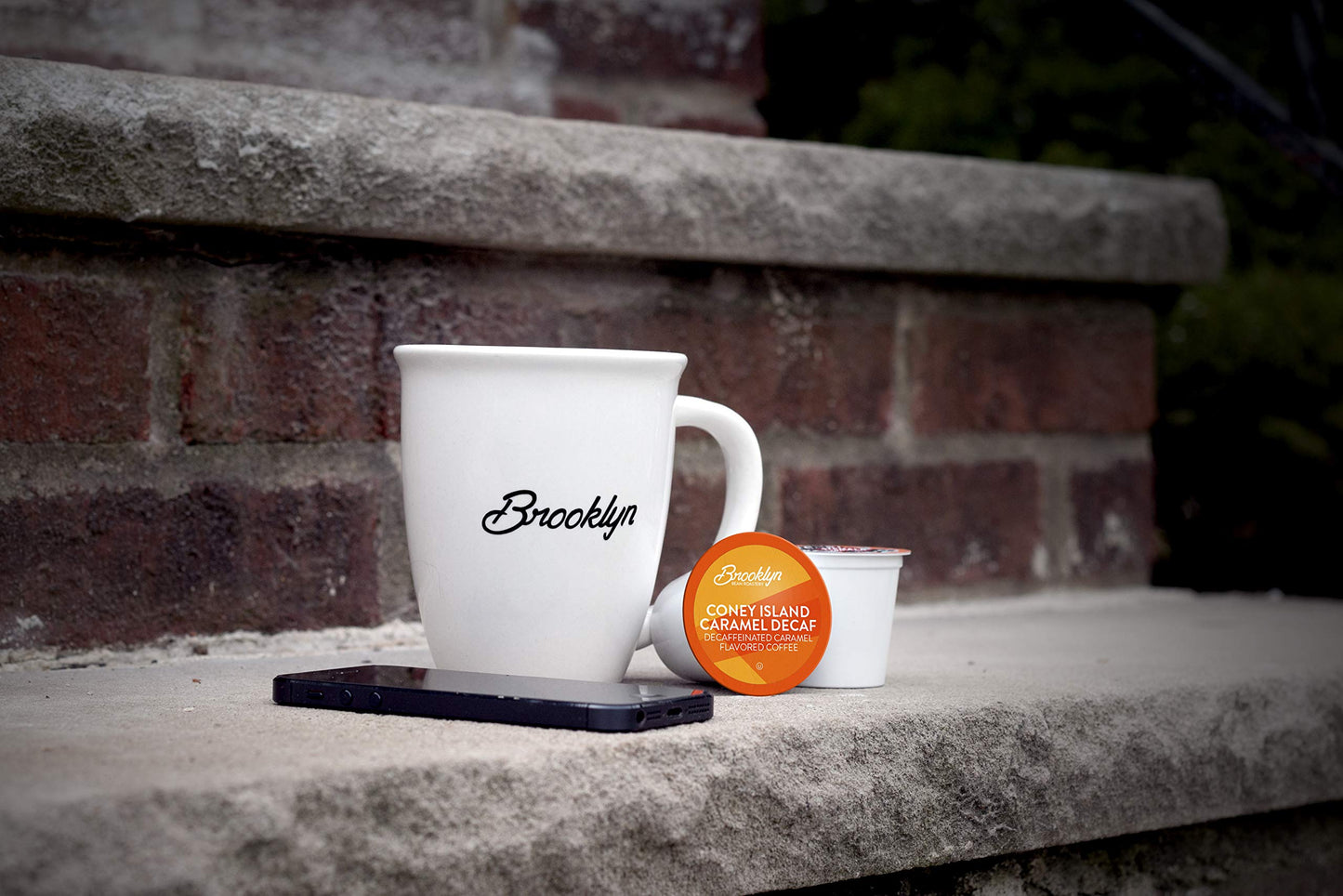 Brooklyn Beans Coffee Pods, Coney Island Caramel Decaf - Compatible with Keurig K Cup Brewers Including 2.0 Machines, 40 Count, Creamy Caramel Flavor