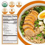 ONETANG Organic Millet & Brown Rice Ramen Noodle, Gluten-Free Pasta, No Sodium Ramen, Whole Grain, Non-GMO, Kosher, Vegan 2.47 Oz (Pack Of 12)