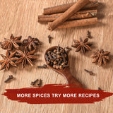 52USA Cinnamon Sticks, Star Anise, Whole Cloves - 4oz Each, All Natural Spice Set, No Preservatives, Perfect Kitchen Refill, Spice Gift Set