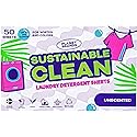 Planet Brands Laundry Detergent Sheets - Made in Sweden, Up to 100 loads 50 Sheets, Sustainable Clean Liquidless Technology, Dissolves Instantly, No