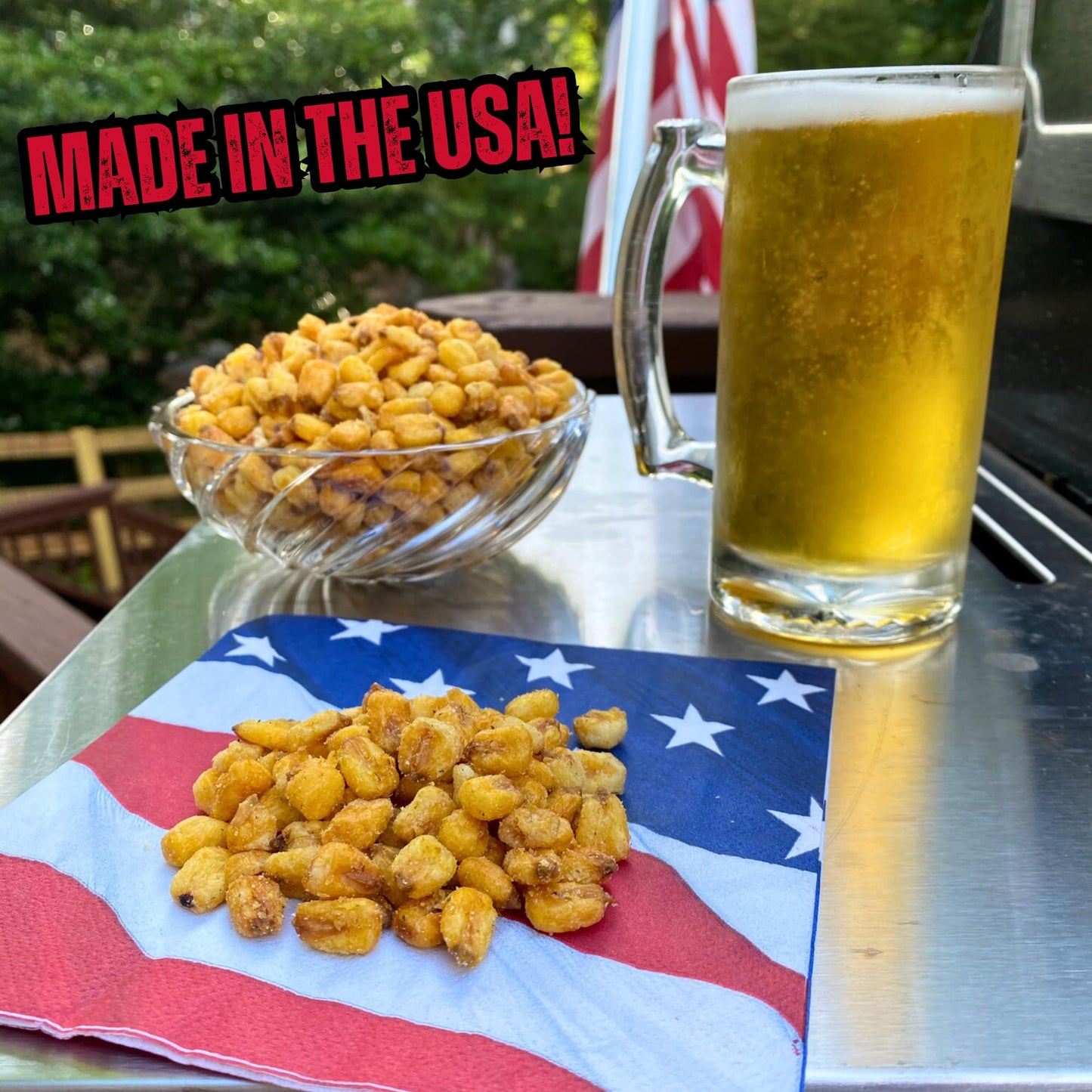 Irresistibly Crunchy Salted Corn Kernels - Deliciously Toasted & Salted Snack - Perfect for Game Day, Parties & Anytime Munching - Korn Nutz by