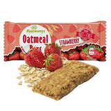 Appleways Strawberry Oatmeal Bars, 1.2 oz, 216 Count - Individually Wrapped, Whole Grain Soft Baked Oat Snack Bars, Healthy and Nut-Free Breakfast Bar